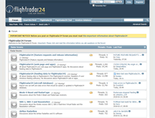 Tablet Screenshot of forum.flightradar24.com